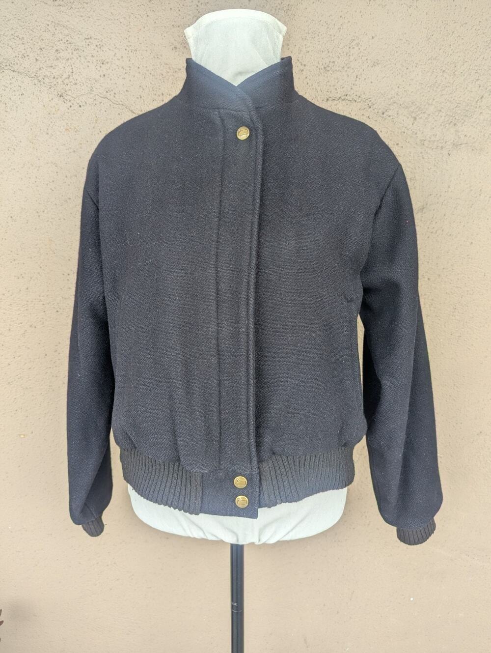 💜Vintage Woolrich Wool Bomber Buffalo Plaid Lining